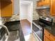 Kitchen featuring granite countertops and stainless steel appliances at 53 Monet Nw Ct, Atlanta, GA 30327