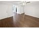 Empty living room featuring hardwood floors at 53 Monet Nw Ct, Atlanta, GA 30327