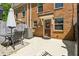 Backyard patio space perfect for outdoor seating and a grill at 135 N North River Dr, Atlanta, GA 30350