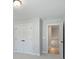 Upstairs hallway area with double doors and a staircase view at 2723 Byess Ct, Marietta, GA 30064