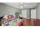 Bedroom with hardwood floors, closet and window at 4261 Vineyard Trl, Snellville, GA 30039