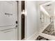 Hallway with neutral walls and contrasting carpet at 40 12Th Ne St # 1406, Atlanta, GA 30309