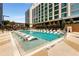 The community's pool offers a relaxing space for residents to enjoy a swim or lounge poolside at 40 12Th Ne St # 1406, Atlanta, GA 30309
