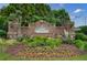 Alderwood on Abernathy community sign with brick and stone and lush landscaping at 359 Alderwood Ln, Atlanta, GA 30328