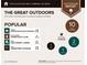 Outdoor report showing nearby outdoor activities such as hiking, golfing, parks, and lakes at 3740 Duckcove Way, Cumming, GA 30041