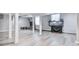 Spacious basement with finished walls and floors featuring structural support beams at 3163 Old 41 Nw Hwy, Kennesaw, GA 30144