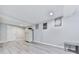Spacious basement area featuring durable gray flooring and recessed lighting at 3163 Old 41 Nw Hwy, Kennesaw, GA 30144
