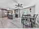 Modern kitchen with gray cabinets, an island, and stainless steel appliances at 3163 Old 41 Nw Hwy, Kennesaw, GA 30144