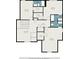Second floor home plan showing layout of bedrooms, bathrooms, Gathering room, and hallways at 6140 Stillwood Ln, Cumming, GA 30041