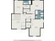 Detailed second floor plan showcasing the layout and dimensions of rooms in the home at 6140 Stillwood Ln, Cumming, GA 30041