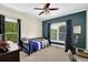 Cozy bedroom with natural light and neutral carpet, perfect for a or guest at 122 Griffin Way, Canton, GA 30115