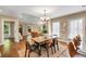 Open dining area provides seamless flow to the kitchen and living areas at 166 Martha Ave, Atlanta, GA 30317