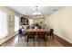 Bright dining room connected to the kitchen, perfect for entertaining guests at 166 Martha Ave, Atlanta, GA 30317
