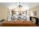 Bright living room featuring vaulted ceilings, built-in cabinets, and stylish decor at 166 Martha Ave, Atlanta, GA 30317