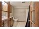Bathroom featuring a sink, toilet, vanity and shower behind a curtain at 191 White Oak Church Rd, Dallas, GA 30157