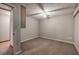 Neutral bedroom features carpet, ceiling fan, and natural light at 191 White Oak Church Rd, Dallas, GA 30157