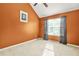 Bedroom with neutral carpet, a window, and a high vaulted ceiling at 160 Oak Manor Dr, Covington, GA 30016