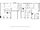 Two-story floor plan featuring a spacious layout with kitchen, living room, bedrooms, and garage at 160 Oak Manor Dr, Covington, GA 30016