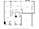 Detailed floor plan illustrating the layout of the home, including the kitchen and living areas at 160 Oak Manor Dr, Covington, GA 30016