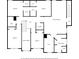 Second floor plan showing bedrooms, walk-in closets and attached bathrooms at 160 Oak Manor Dr, Covington, GA 30016