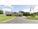 Well-maintained community clubhouse with ample parking for golf carts at 6505 Hampton Creek Dr, Cumming, GA 30041