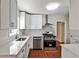Well-equipped kitchen featuring stainless steel appliances, bright white cabinets, and ample countertop space for cooking at 1986 N Decatur Ne Rd, Atlanta, GA 30307