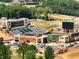 An aerial view of the Philip Beard stadium, showcasing its construction and lush green field at 4905 Sterling Close, Buford, GA 30518