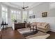 This bright office has many windows and comfortable seating at 4216 Tattnall Run, Acworth, GA 30101