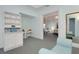 Relaxation room with comfortable seating, soft carpet, and large mirror, exuding a serene atmosphere at 4216 Tattnall Run, Acworth, GA 30101