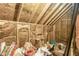 Finished attic space with exposed beams and ample storage, ready for organization at 5015 Preservation Pointe Nw, Kennesaw, GA 30152
