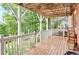 Under-deck view of spacious deck with ample room for outdoor seating and entertainment at 4140 Summit Dr, Marietta, GA 30068