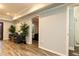 Hallway with wood floors leading to bedroom, spa and bathroom at 5888 Cobblestone Creek Cir, Mableton, GA 30126