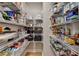 Walk-in pantry has an abundance of shelving for optimal storage and organization at 93 Ridgetree Ln, Marietta, GA 30068