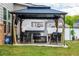 Backyard gazebo offers a cozy seating area, perfect for relaxing and enjoying the outdoors at 13568 Scenic Pkwy, Covington, GA 30014
