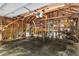 Spacious garage with plenty of wall shelving and storage space for tools, gear, and hobbies at 277 Alberta Ne Dr, Atlanta, GA 30305