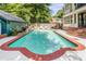 Refreshing swimming pool with a clean, spacious patio, and convenient seating areas creating an inviting outdoor retreat at 277 Alberta Ne Dr, Atlanta, GA 30305