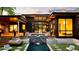 Stunning backyard with a pool, spa, waterfall feature and modern architecture at 3740 Powers Ferry Nw Rd, Atlanta, GA 30342