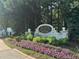 Briargate community sign with floral landscaping at 1295 Kilmington Ct, Alpharetta, GA 30009