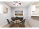 Cozy dining area featuring modern furniture, natural light, and stylish decor at 1818 Huntingdon Chase, Atlanta, GA 30350