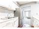 Efficient kitchen layout with stainless steel appliances and ample countertop space at 1818 Huntingdon Chase, Atlanta, GA 30350