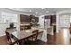 Eat-in kitchen with granite counters, stainless steel appliances and a center island at 436 Barnett St, Woodstock, GA 30188