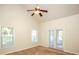 Bedroom with a ceiling fan, and two windows at 47 Cliff Ct, Villa Rica, GA 30180