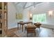 Bright office with window, desk, and hardwood floors at 541 Londonberry Rd, Atlanta, GA 30327