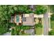 Bird's-eye view of a luxury home and manicured property featuring a pool, patio, and beautiful landscaping at 171 Beverly Ne Rd, Atlanta, GA 30309