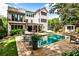 Stunning backyard pool with elegant landscaping and plenty of space for lounging and enjoying the outdoors at 171 Beverly Ne Rd, Atlanta, GA 30309