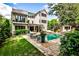 Stunning backyard pool with elegant landscaping and plenty of space for lounging and enjoying the outdoors at 171 Beverly Ne Rd, Atlanta, GA 30309