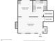 First floor plan featuring the kitchen, living room, dining room, and entry at 309 Carmen Ct, Lawrenceville, GA 30046