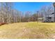 Expansive backyard with trees, offering plenty of space for outdoor activities and relaxation at 821 Hood Rd, Fayetteville, GA 30214