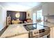 Granite countertops and stainless steel appliances are featured in this kitchen at 5327 David Cir, Covington, GA 30014