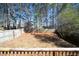 A spacious, fenced backyard from the deck, perfect for outdoor activities and relaxation at 3652 Platina Park Ct, Decatur, GA 30034